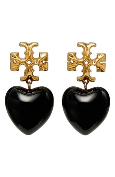 Tory Burch Roxanne Heart Drop Earrings