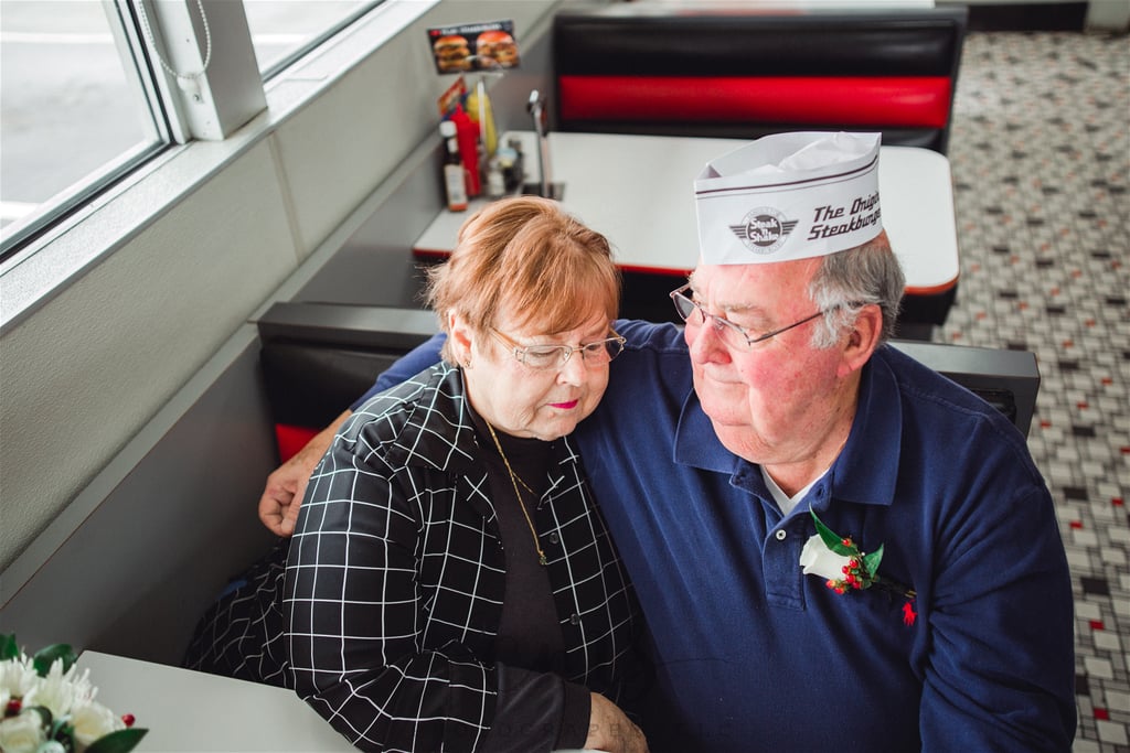 Photo Shoot of Couple Married For 55 Years