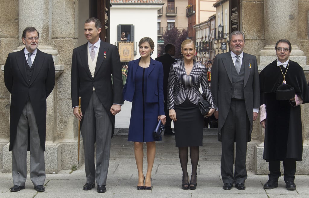 King Felipe VI and Queen Letizia at the Cervantes Prize award ceremony.
