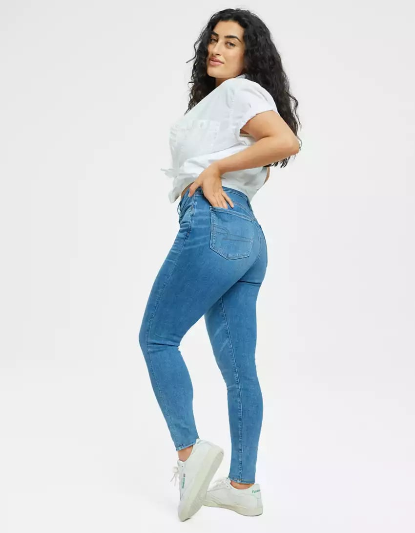 Girls High Waisted New Look Super Skinny Rip Slim Denim Jeans 10 to 14 Years 