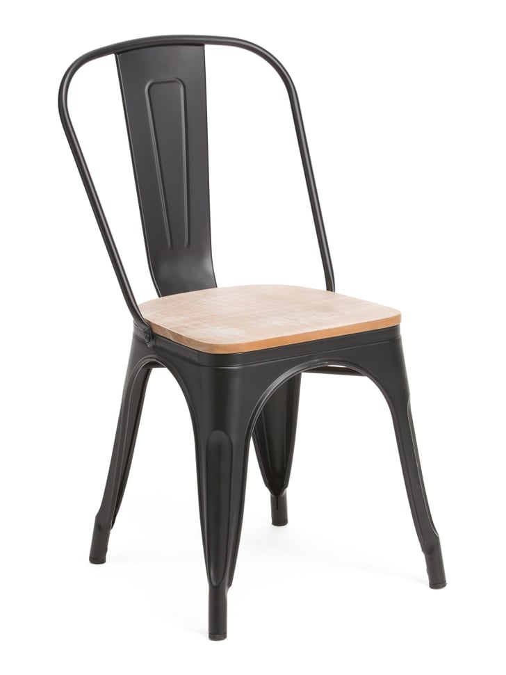 Wood and Metal Chair Best SmallSpace Furniture From TJ Maxx