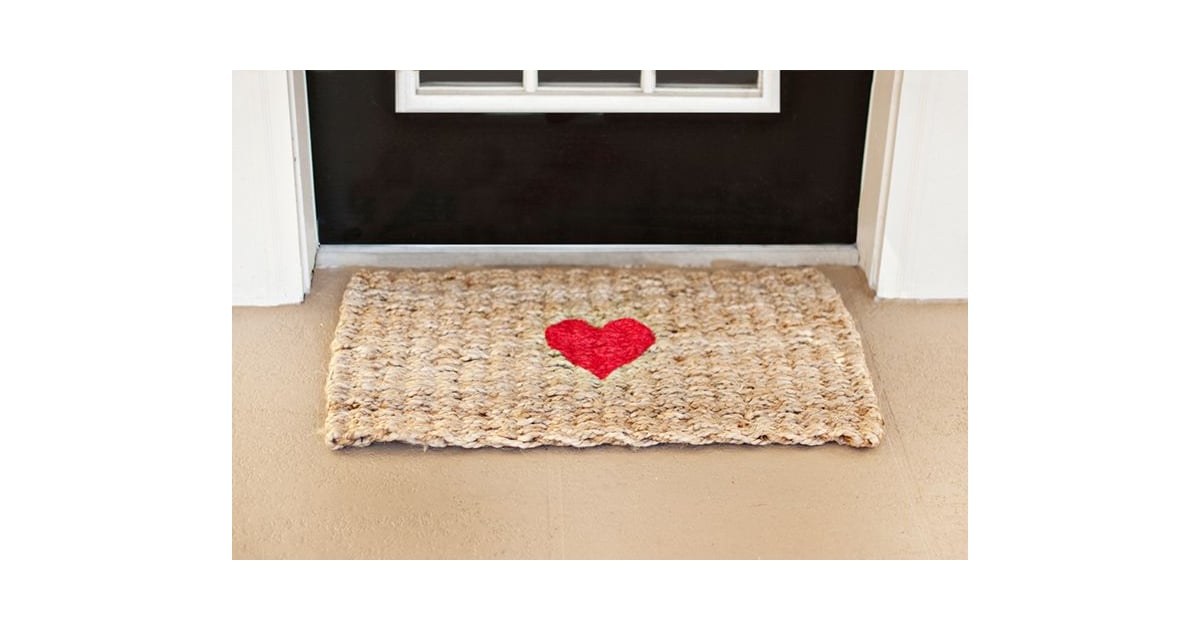Painted Doormat Heart DIY Ideas POPSUGAR Smart Living Photo 3