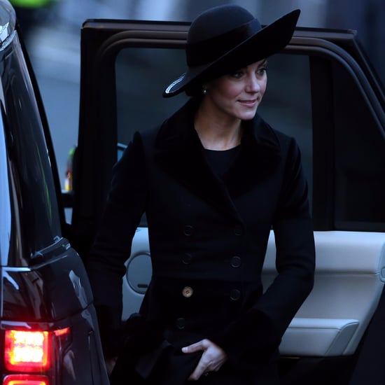 Kate Middleton Alexander McQueen Coat Memorial Service 2016