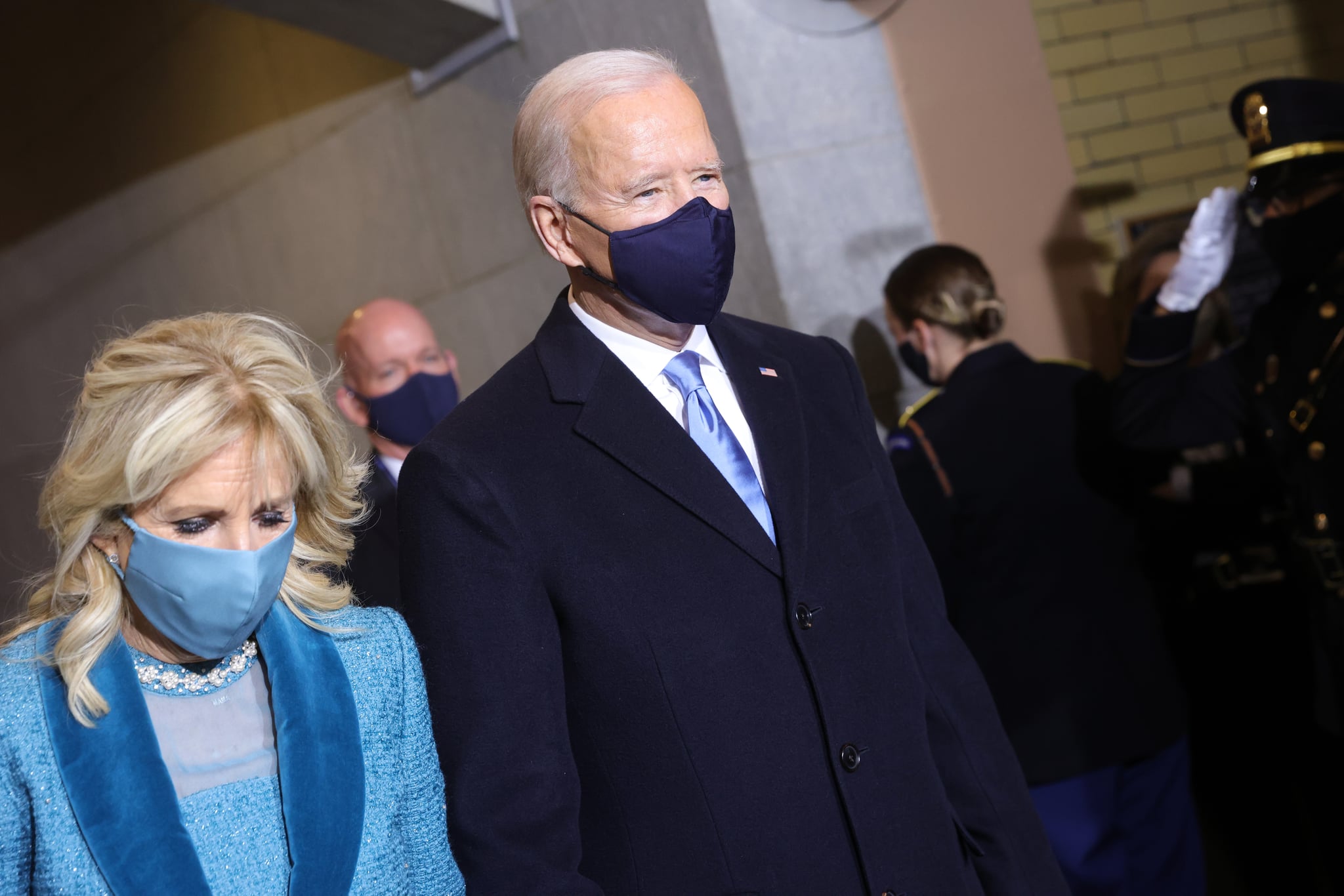 Joe Biden Wears a Navy Ralph Lauren Suit For Inauguration | POPSUGAR Fashion