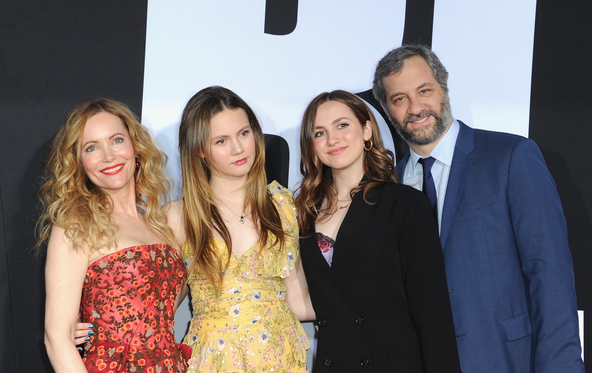 Leslie Mann And Her Family At Blockers La Premiere 2018 Popsugar Celebrity She has appeared in numerous films, including the cable guy (1996), george of the jungle (1997), big daddy (1999), knocked up (2007). leslie mann and her family at blockers