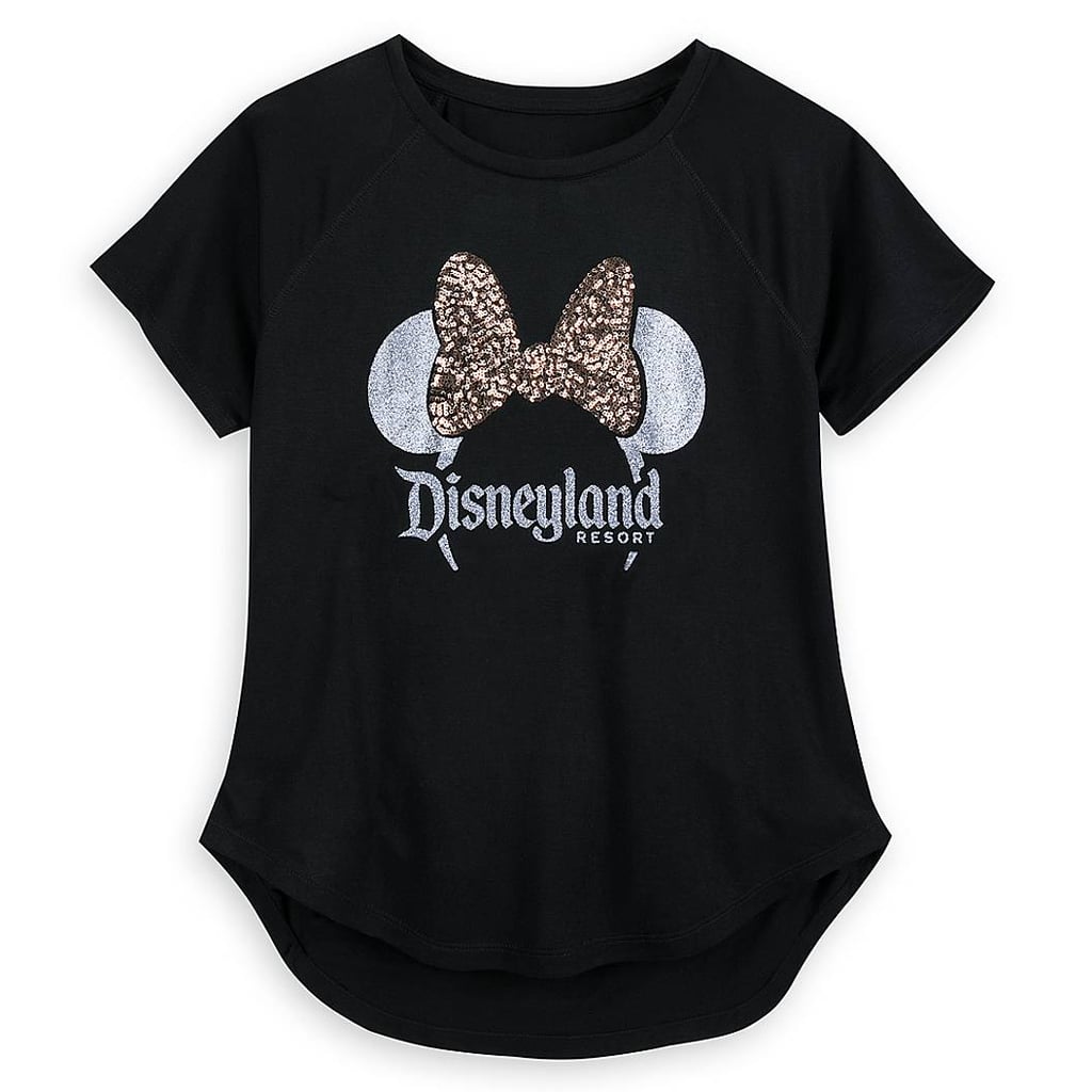 Belle Bronze Minnie Mouse Bow Sequinned T-Shirt