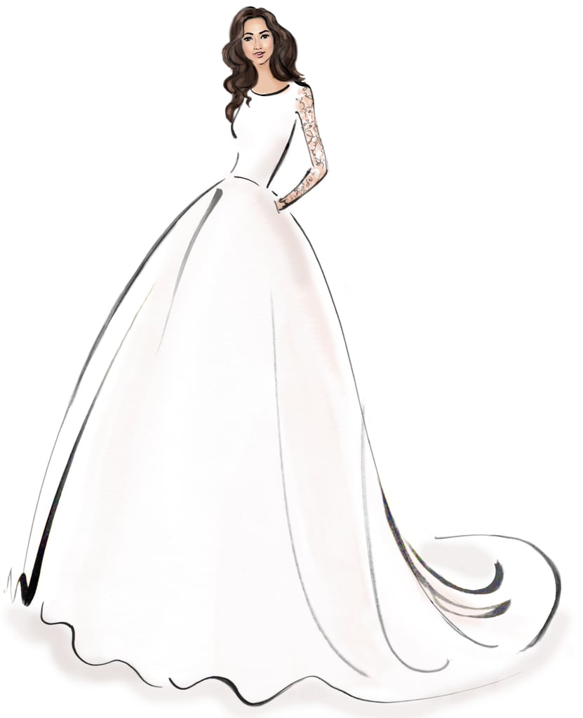 Meghan Markle's Wedding Dress Sketches