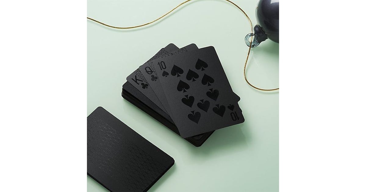 CB2 Blackcard Playing Cards Best Gifts 2017 POPSUGAR Celebrity Photo 71