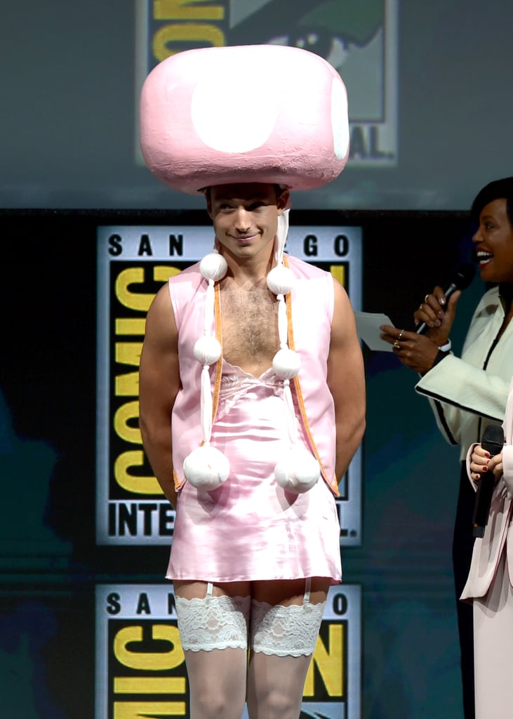 Ezra Miller as Toadette at Comic-Con 2018