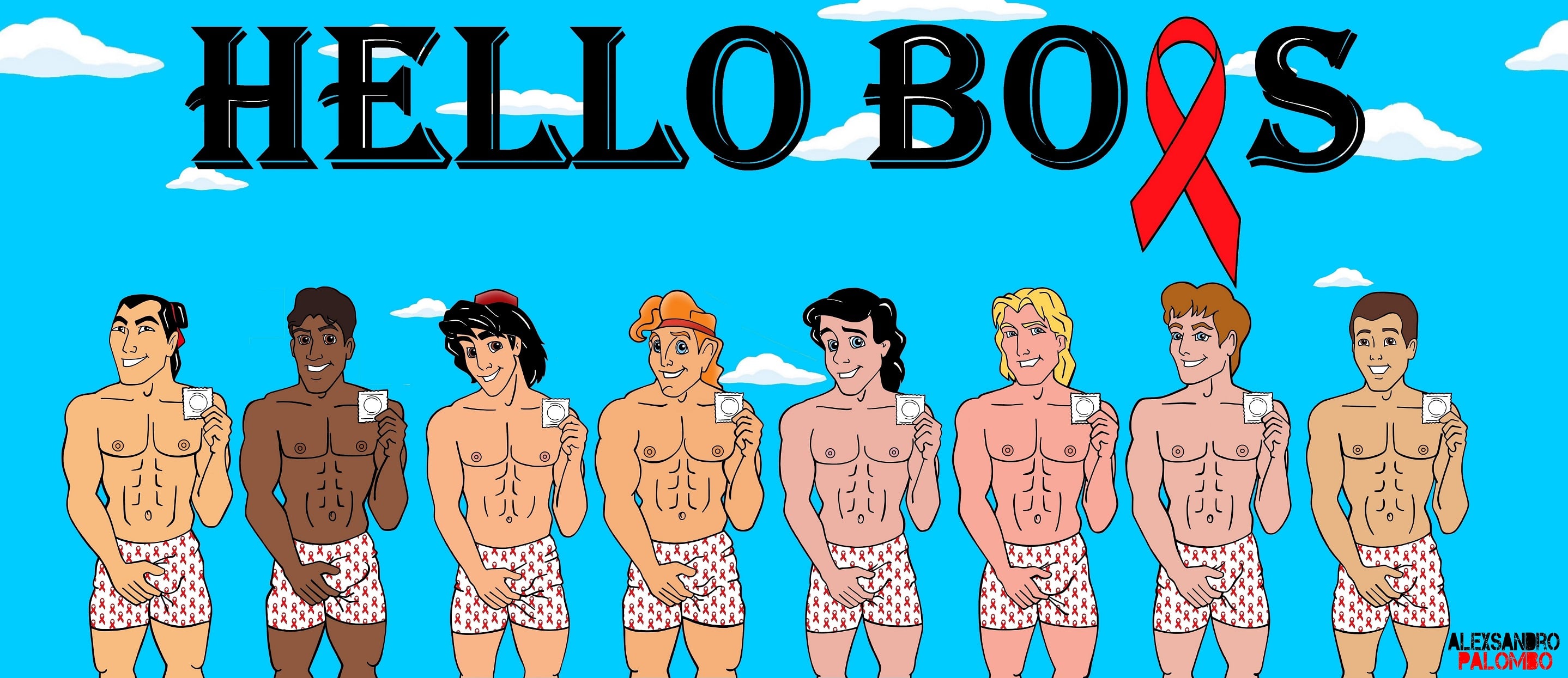 Disney Princes Go Naked For World AIDS Day | POPSUGAR Love & Sex