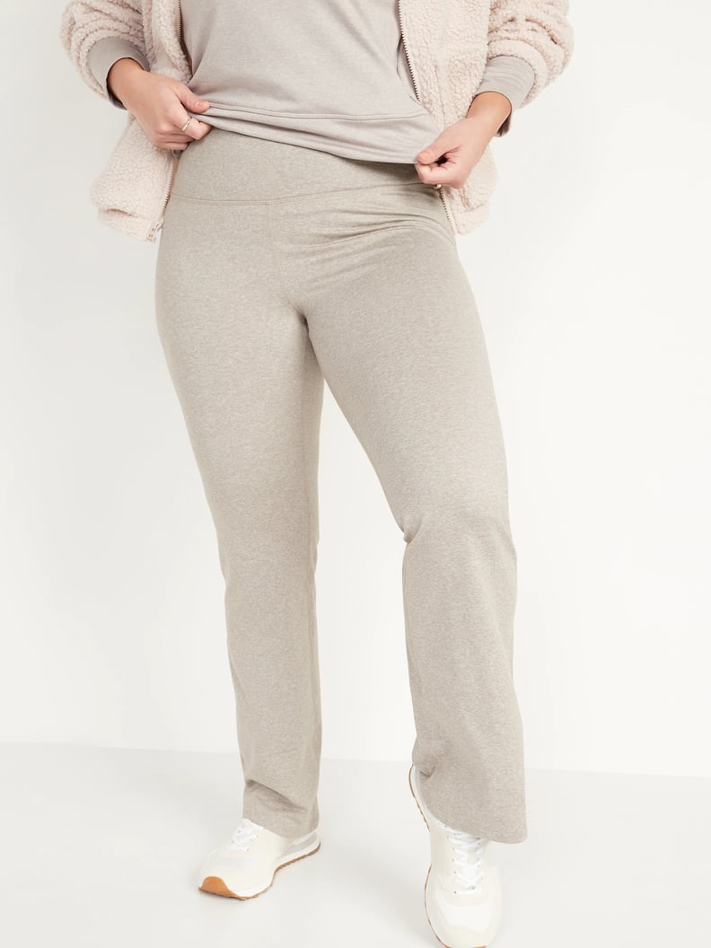 A Neutral Option: Old Navy High-Waisted CozeCore Boot-Cut Pants