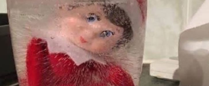 Elf on the Shelf Meets Frozen's Elsa