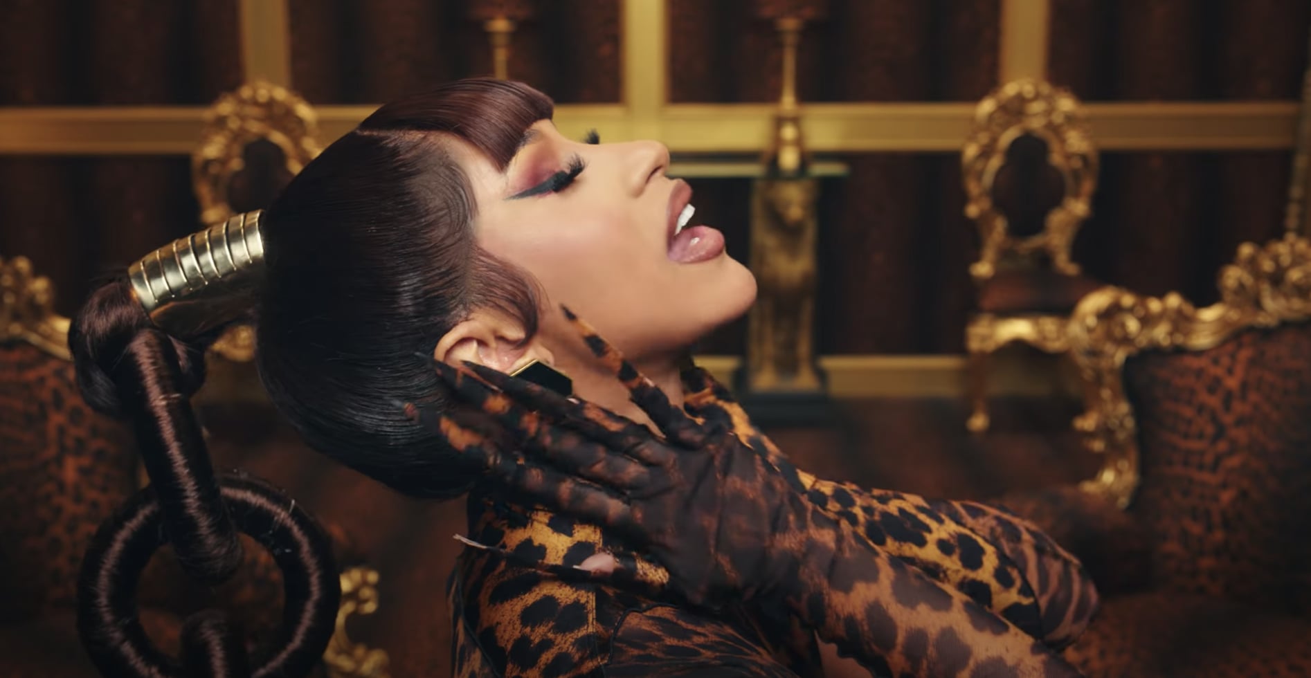 Cardi b cheetah outfit Clearance