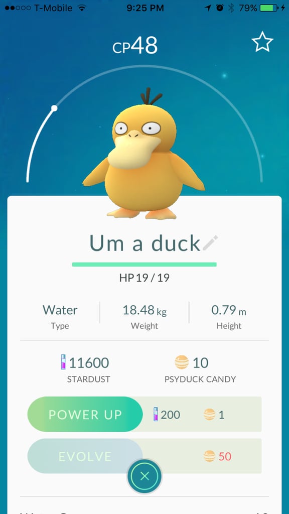 Psyduck aka "Um a duck"
