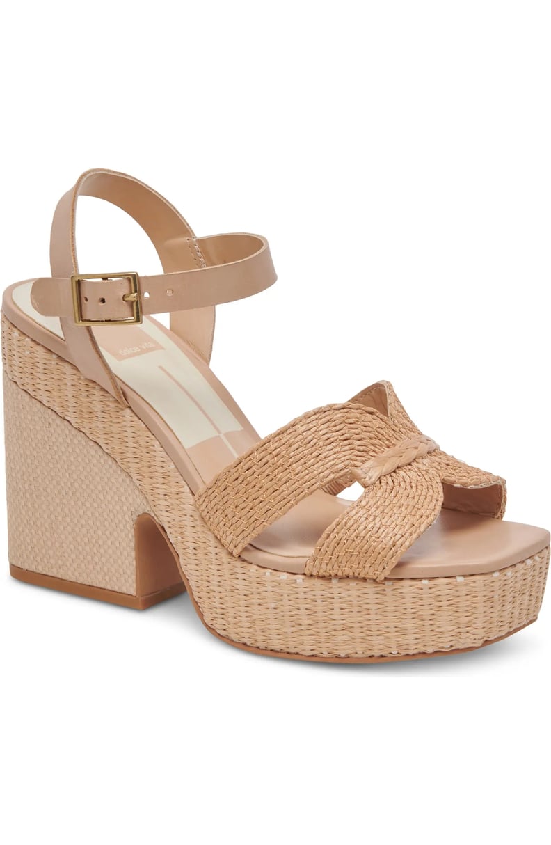 Raffia Platform Sandals