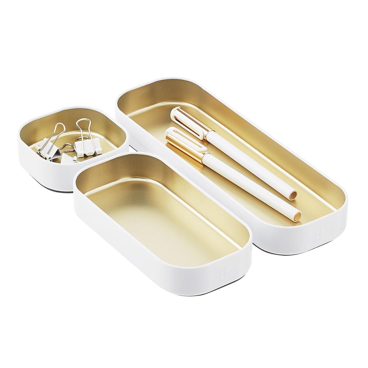Shallow Metal Drawer Organizers Only The Container Store Could