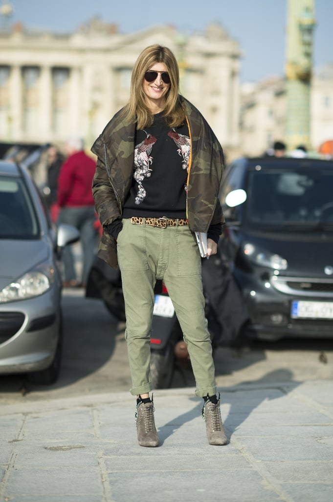 Army green trousers and a camo puffer made a perfect pair in this mix.
Source: Le 21ème | Adam Katz Sinding
Army green trousers and a camo puffer made a perfect pair in this mix.
Source: Le 21ème | Adam Katz Sinding