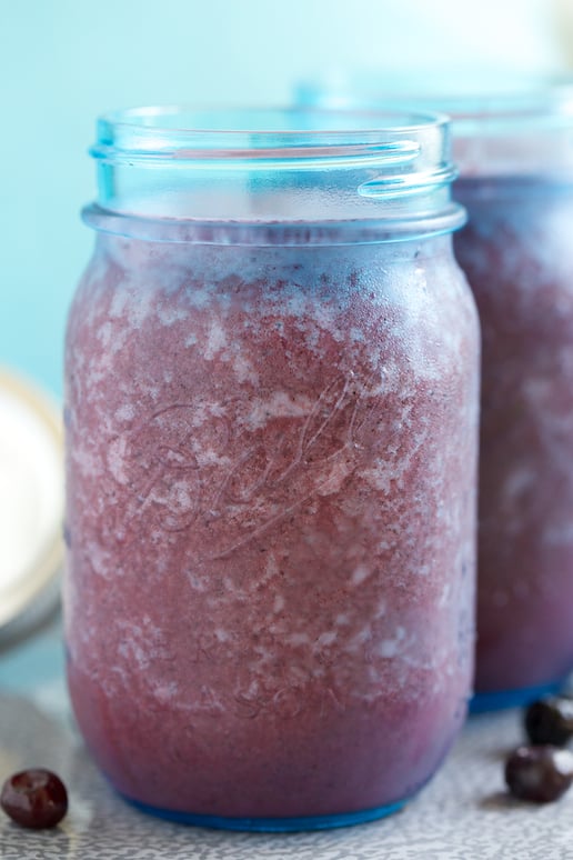 Huckleberry Frosty | Fast and Easy Berry Smoothie Recipes | POPSUGAR