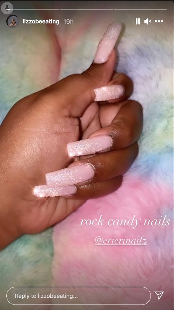 Lizzo's Baby-Pink Rock Candy Manicure | Photos