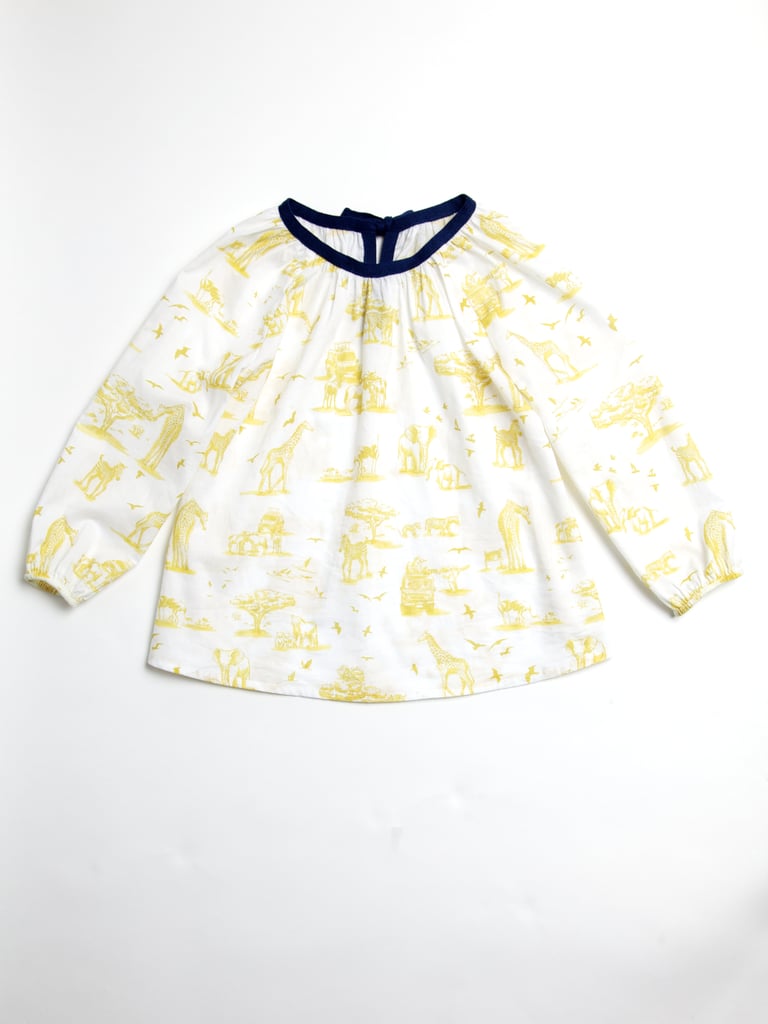 Yellow Toile Top