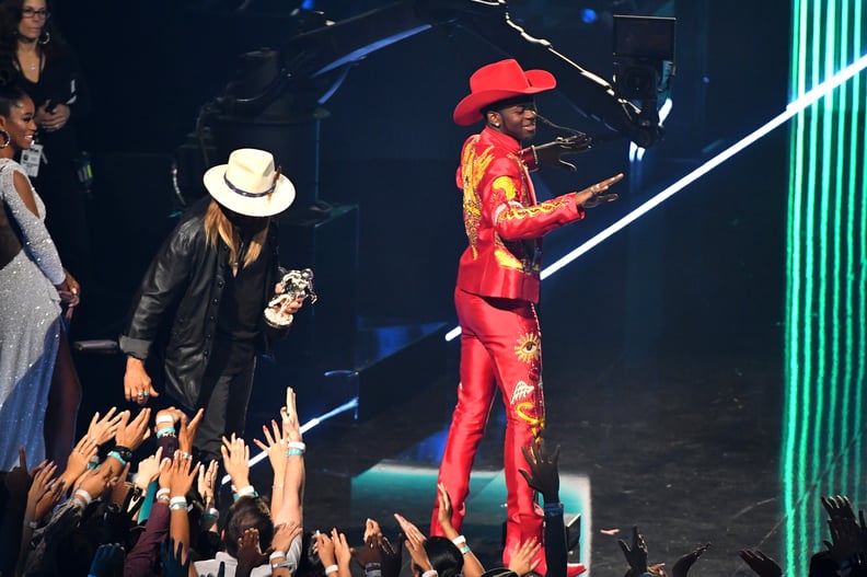 Lil Nas X and Billy Ray Cyrus at the 2019 MTV VMAs