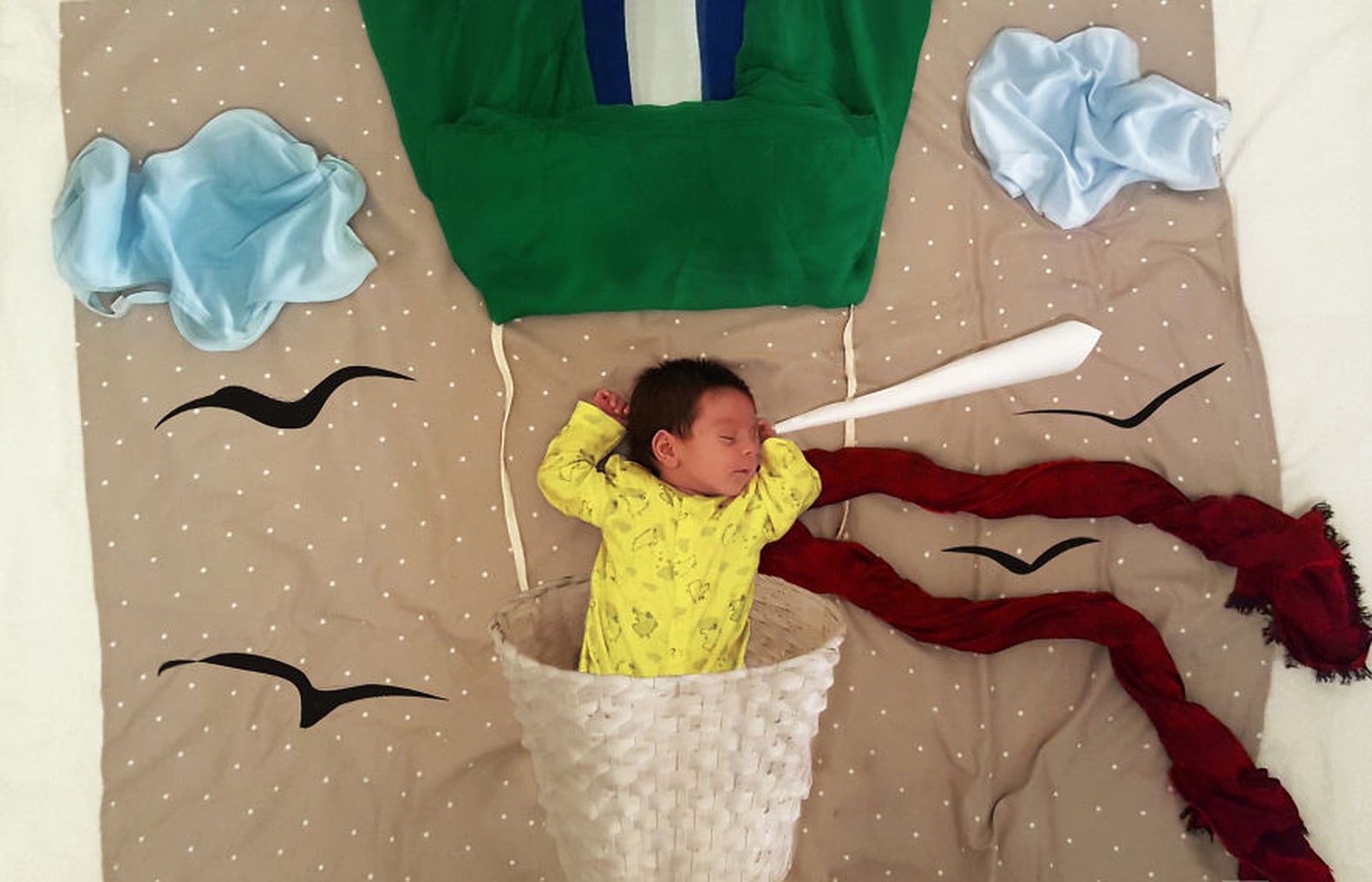 Creative Newborn Photos Using Blankets POPSUGAR Family