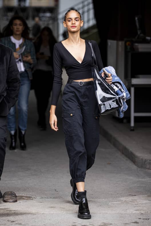 How to Style Black Cargo Pants POPSUGAR Fashion