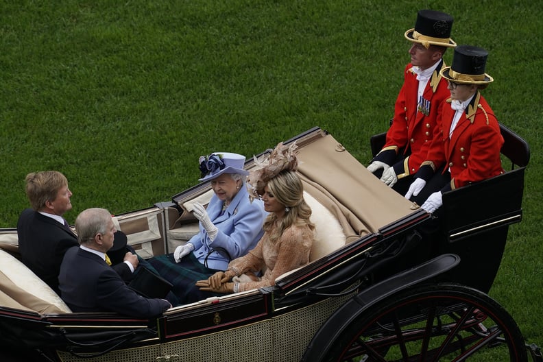 Queen Elizabeth and Prince Andrew With King Willem-Alexander and Queen Maxima of the Netherlands