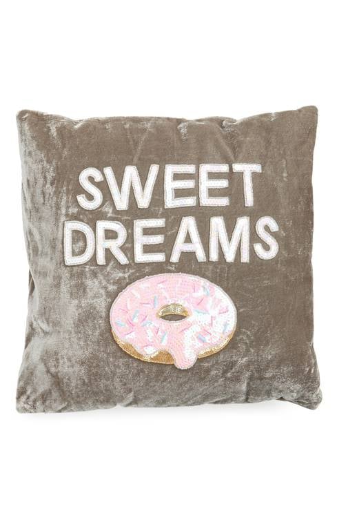 Sweet Dreams Velvet Pillow ($59)
