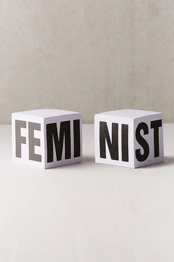 Feminist Sticky Note Pad ($8)