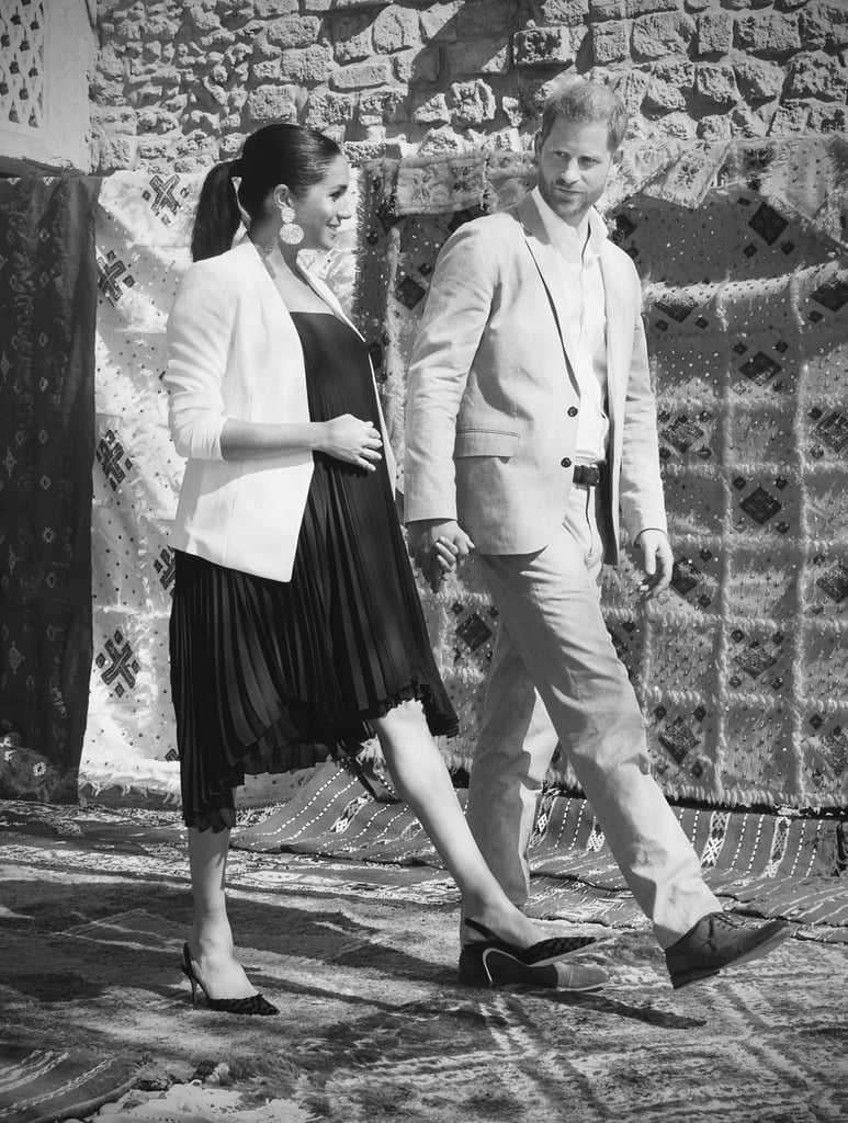 Prince Harry and Meghan Markle Black-and-White Photos