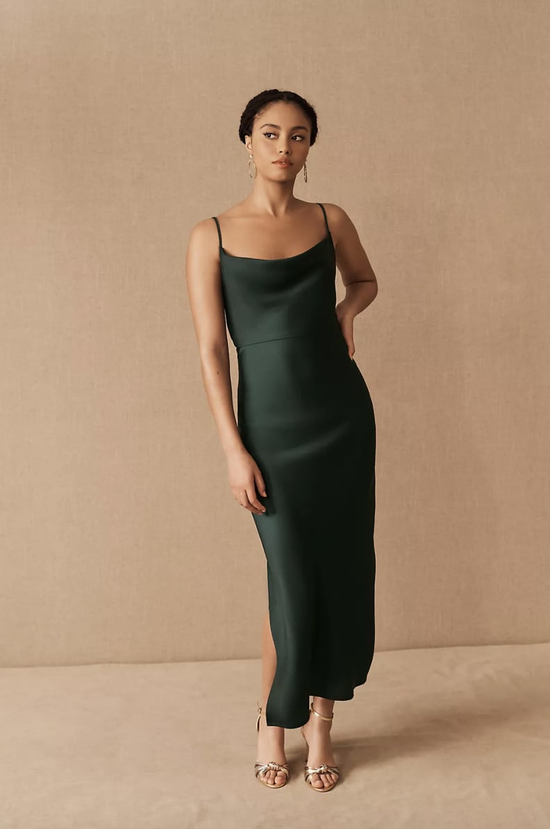 Sachin + Babi Cali Satin Midi Dress