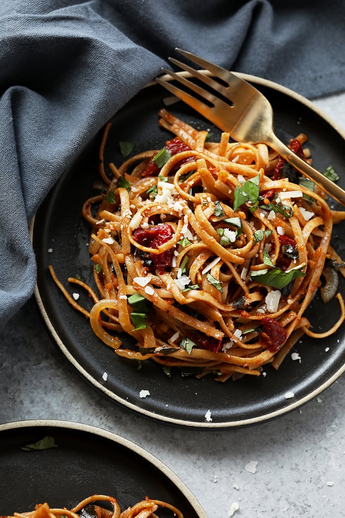 Whole Wheat Sun Dried Tomato Pasta