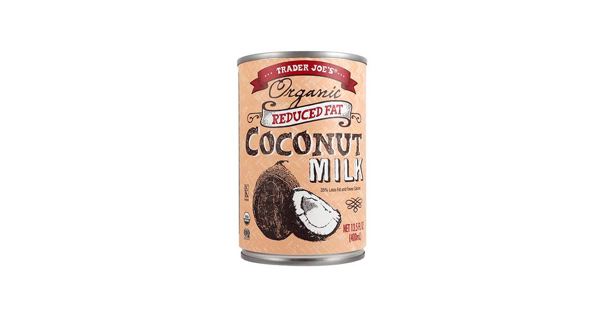 Trader Joe's Organic Reduced Fat Coconut Milk (1) KetoDiet Foods