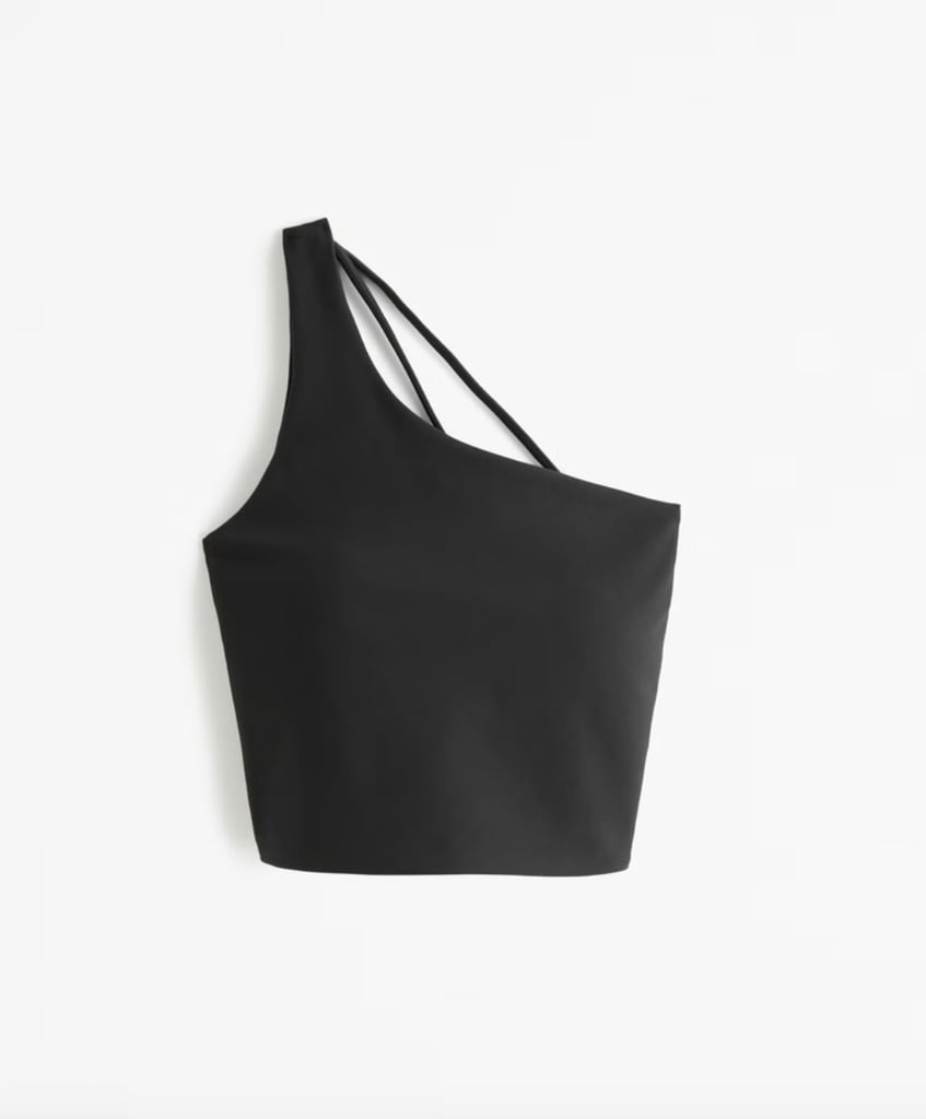 YPB SculptLux One-Shoulder Strappy-Back Slim Tank