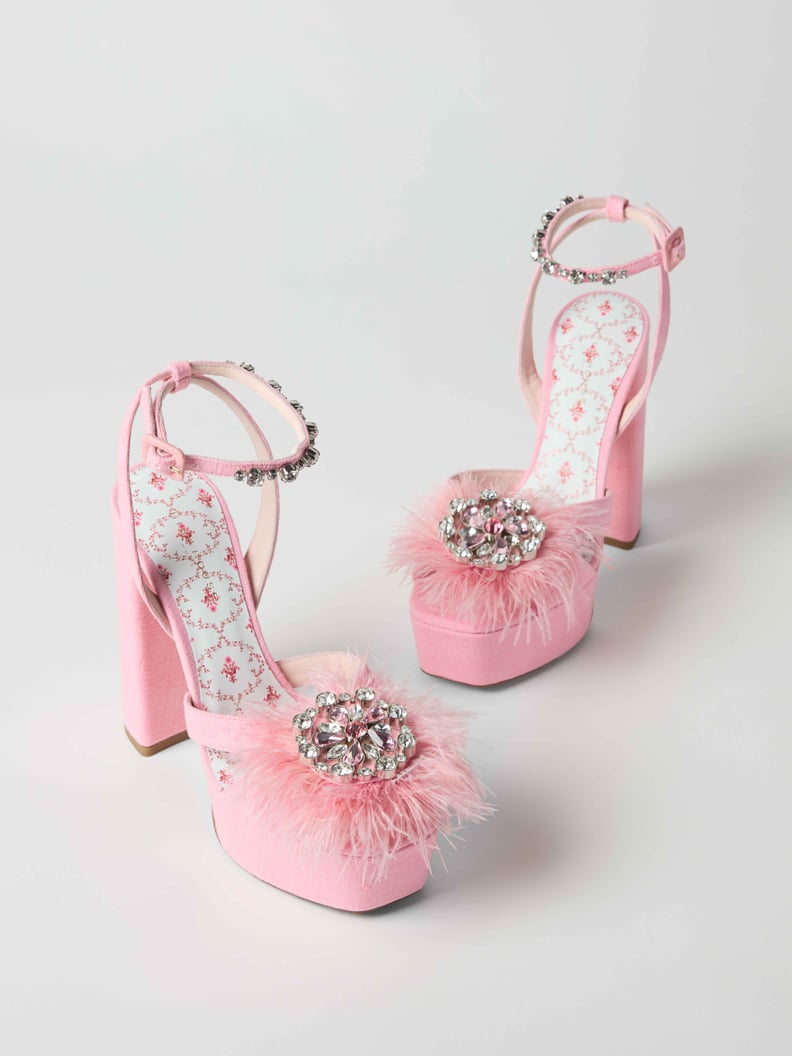 Feathered Platform Heels: Hill House Home The Party Platform