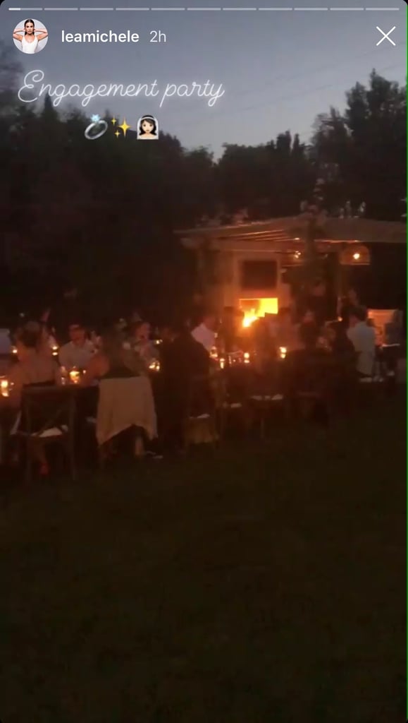 Lea Michele's Engagement Party July 2018