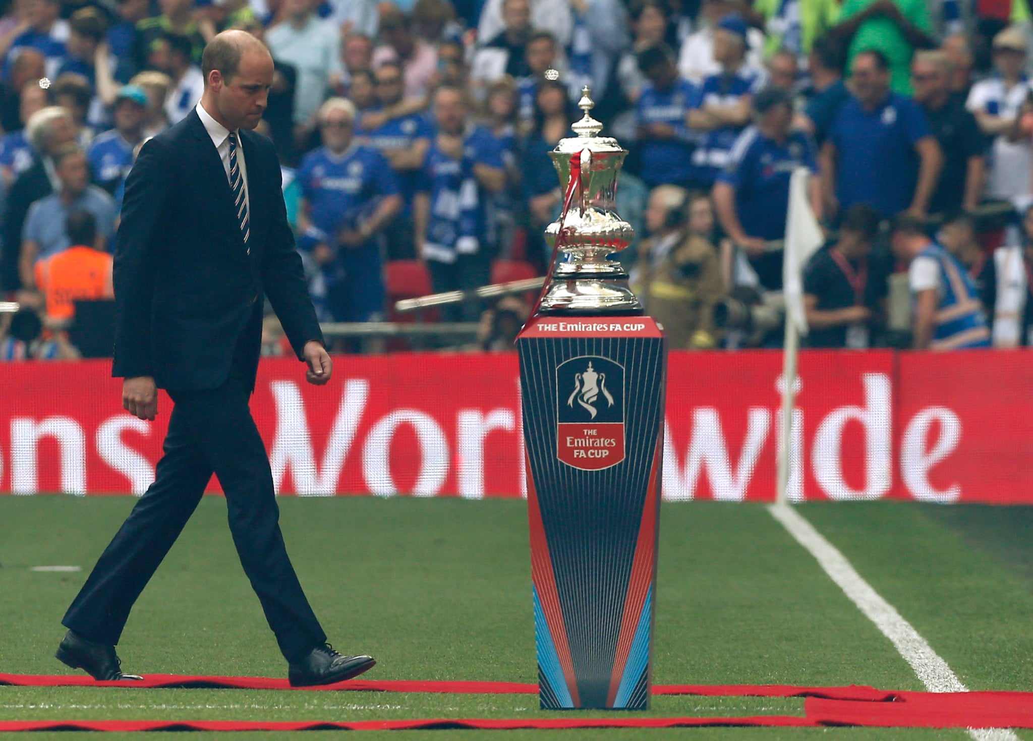 Prince William At The Fa Cup Final In London May 17 Popsugar Celebrity