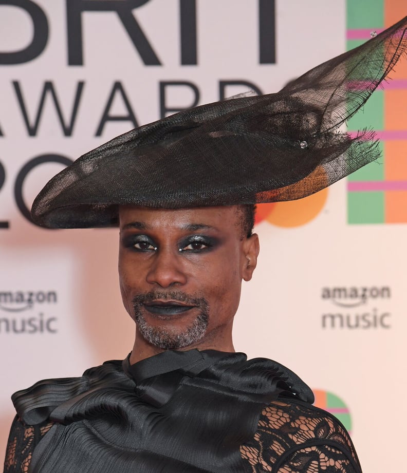 Billy Porter's Matte Black Lipstick at the 2021 BRIT Awards