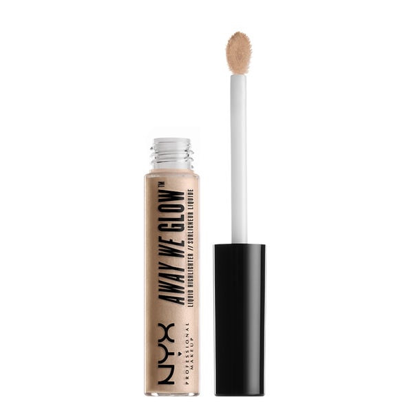 NYX Cosmetics Away We Glow Liquid Highlighter in Crystal Glare