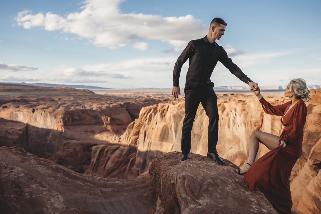 Sexy Couples Canyon Photo Shoot Popsugar Love Uk