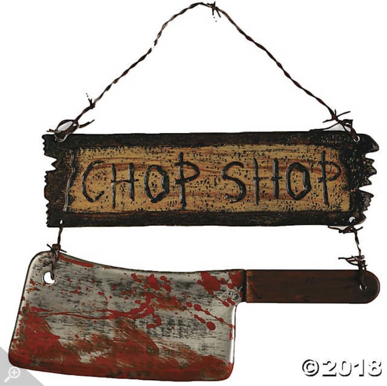 "Chop Shop" Sign