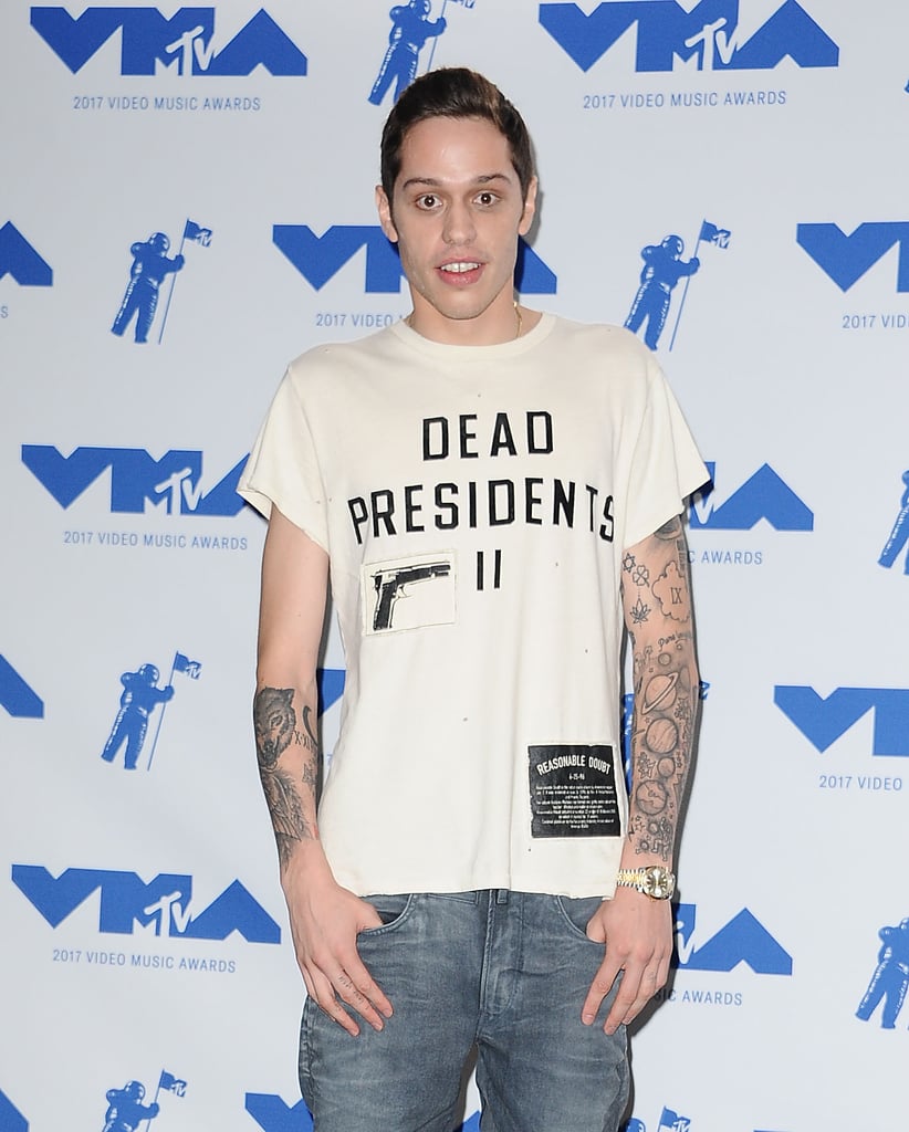 Pete Davidson Talks About Covering Ariana Grande Tattoos