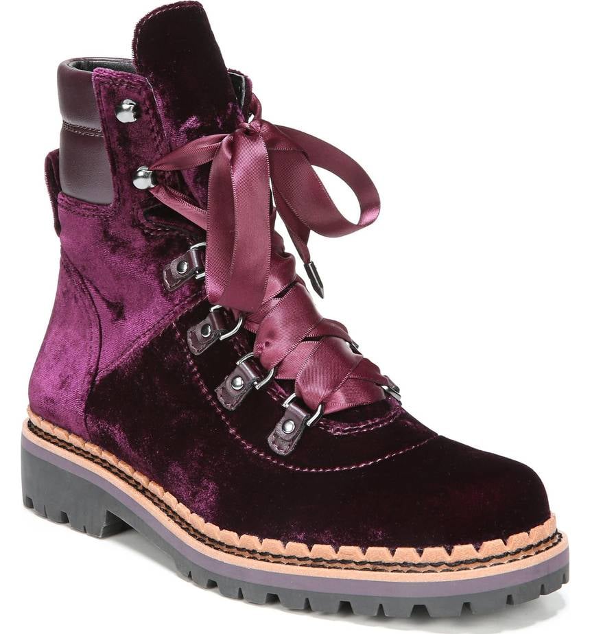 Sam edelman browan outlet velvet combat boots