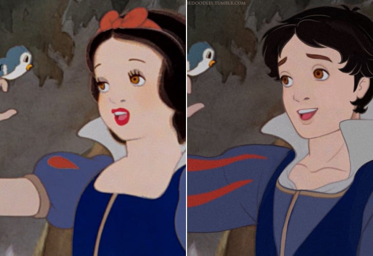 Snow White Gender Bent Disney Characters Popsugar Love