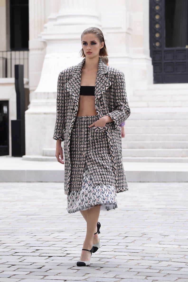 Kristen's Crop Top on the Chanel Haute Couture Runway