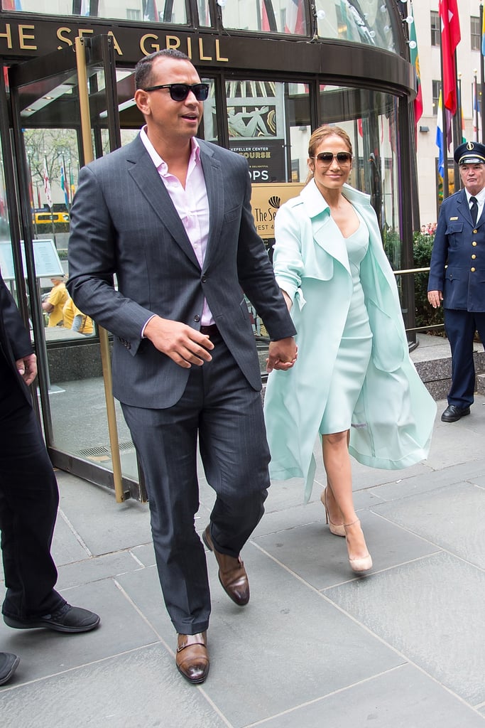 Jennifer Lopez and Alex Rodriguez Matching Outfits 2017