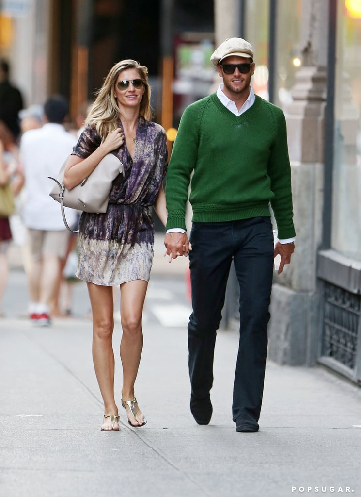 Gisele Bundchen and Tom Brady Kissing in NYC | Pictures