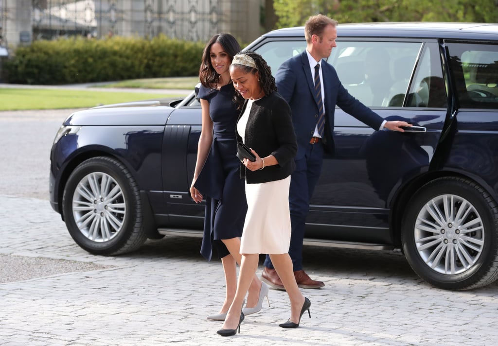 Meghan Markle Blue Roland Mouret Dress