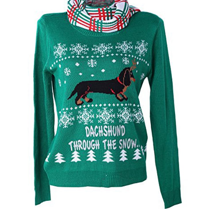 dachshund through the snow sweatshirt